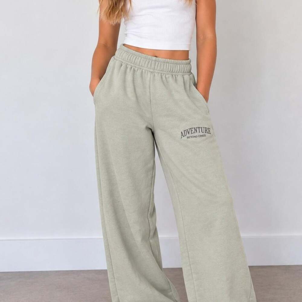 🤍 Adventure Beyond Cines Wide-Leg Sweatpants – Girls Size 12